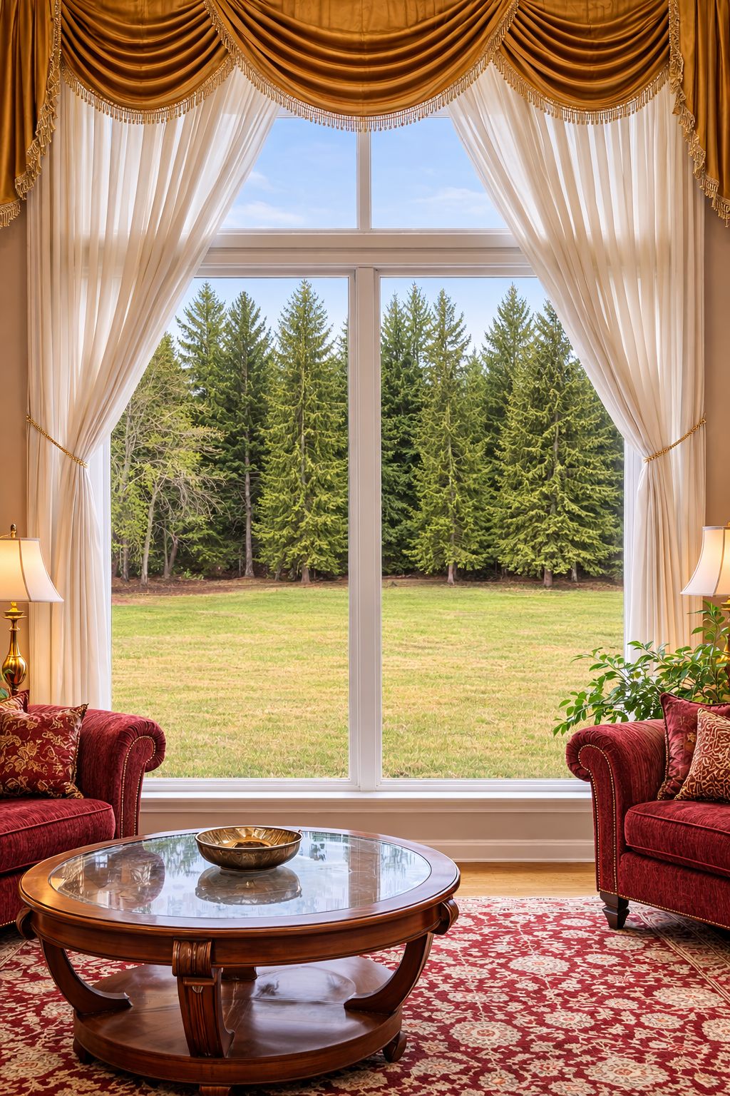 Residential glass after replacement in Indiana