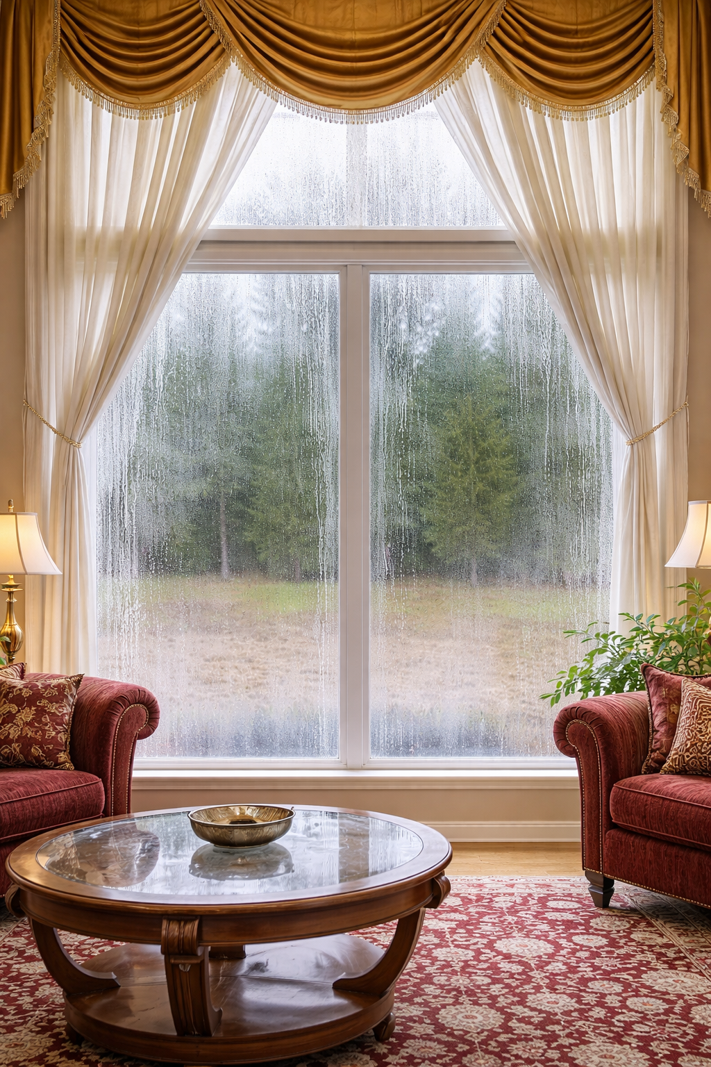 Residential glass before replacement in Indiana