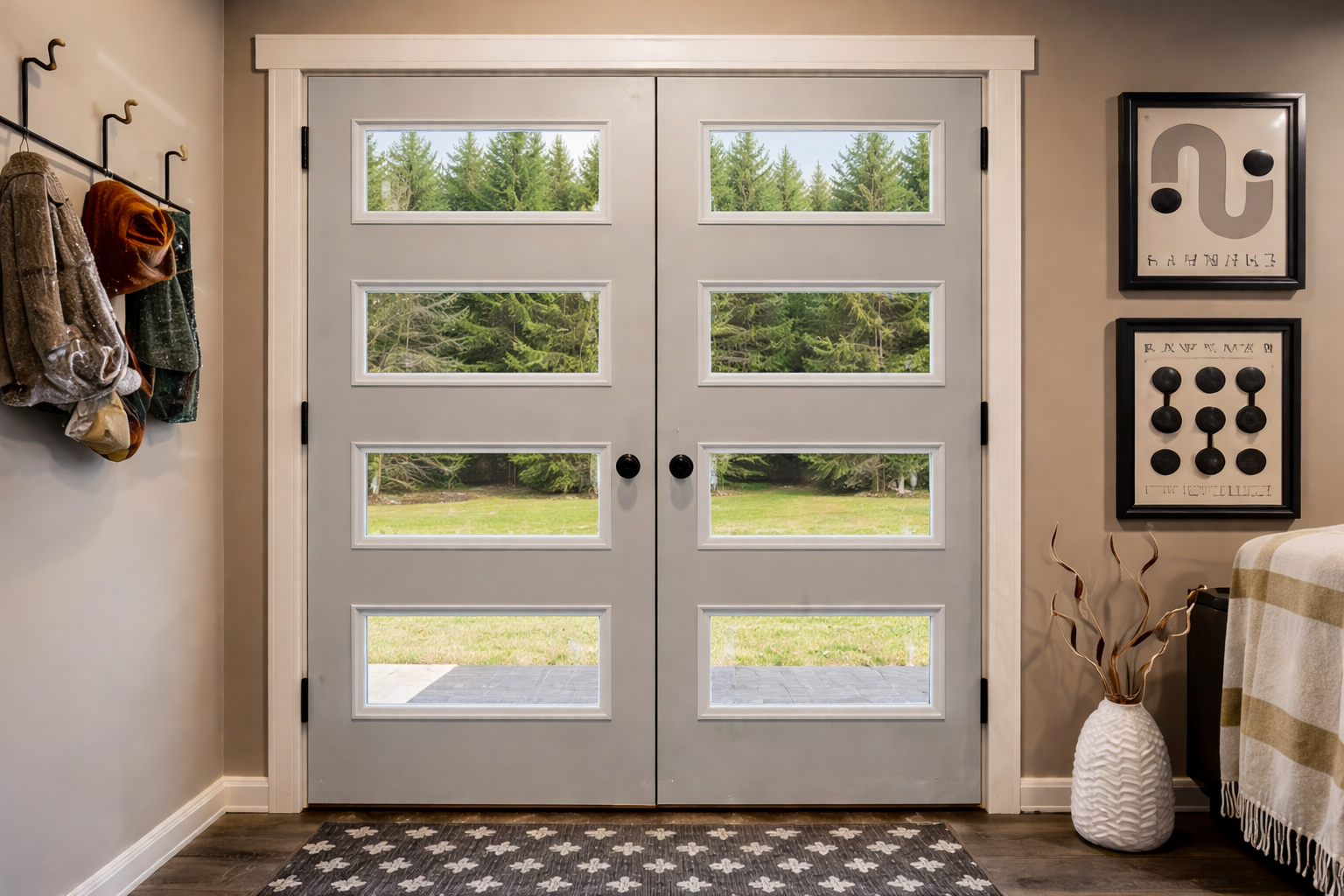 Door glass after replacement in Indiana